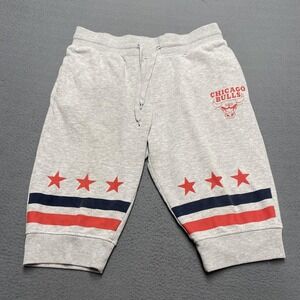 Chicago Bulls Shorts Mens XL Gray NBA‎ Basketball Ultra Game Fleece Sweatshorts